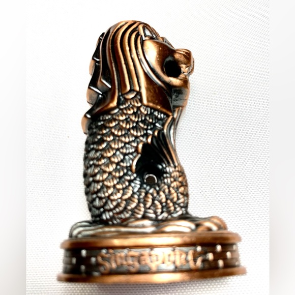 Appetizer Cocktail Forks Merlion Building Model of Singapore Crafts 5 Lion head - Picture 5 of 7